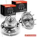 2X Front Wheel Hub & Bearing Assembly for Chevy Silverado 3500 HD (2007–2019)