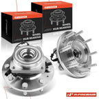 2X Front Wheel Hub & Bearing Assembly for Chevy Silverado 3500 HD (2007–2019)