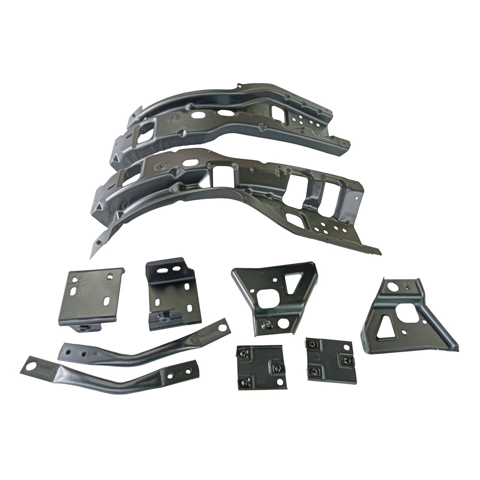 Set of 10 Front Bumper Impact Bracket Braces for Silverado 2500HD (2011–2014)