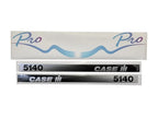 Replacement Bonnet Decal Set for Case IH 5140 Pro Tractor