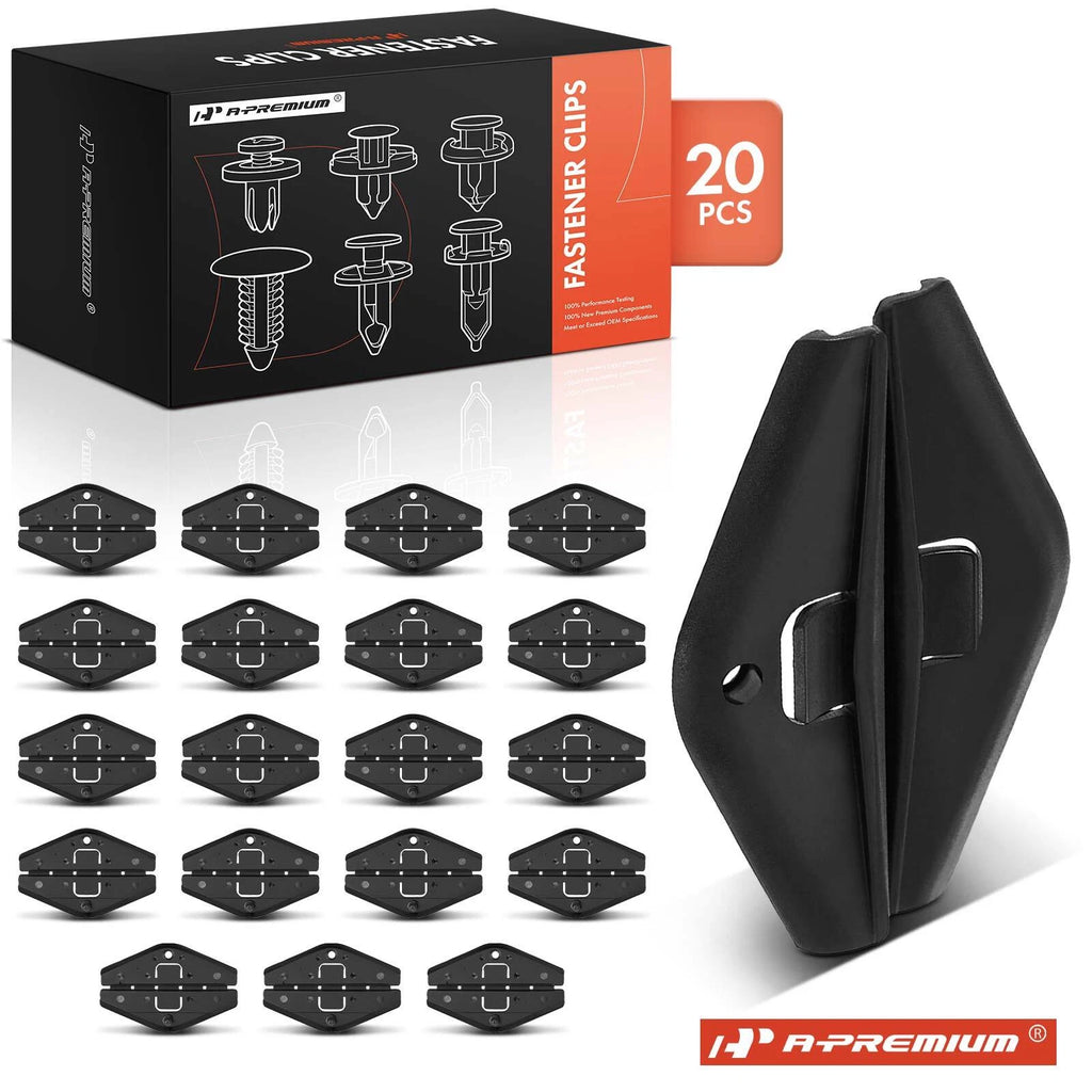 Front Glass Door Window Guide Retainer Clips for Buick Cadillac (20-Pc) 