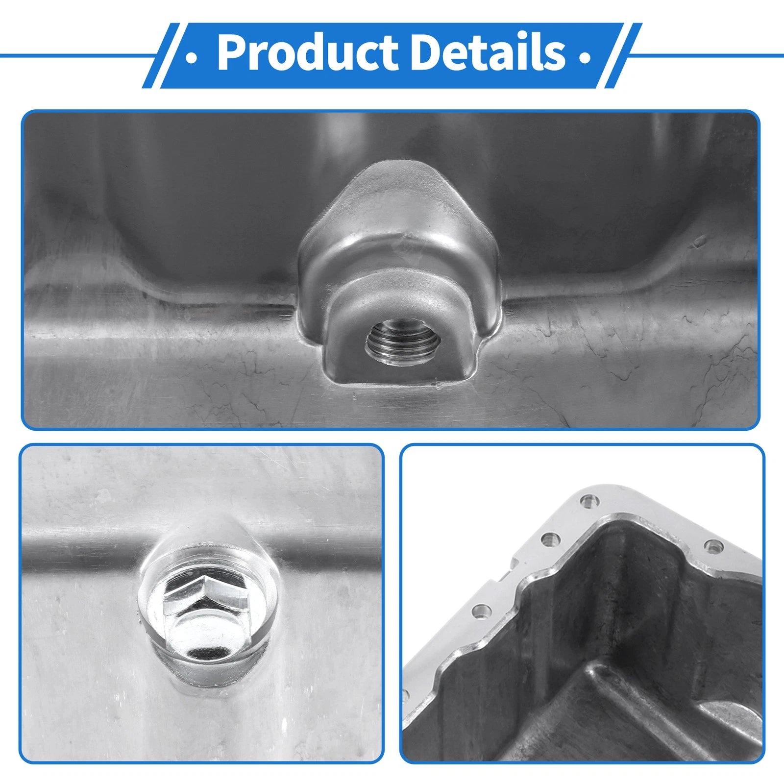 1 Pc Engine Oil Pan for Volkswagen Beetle (1998–2006) No.038103603NA Aluminum
