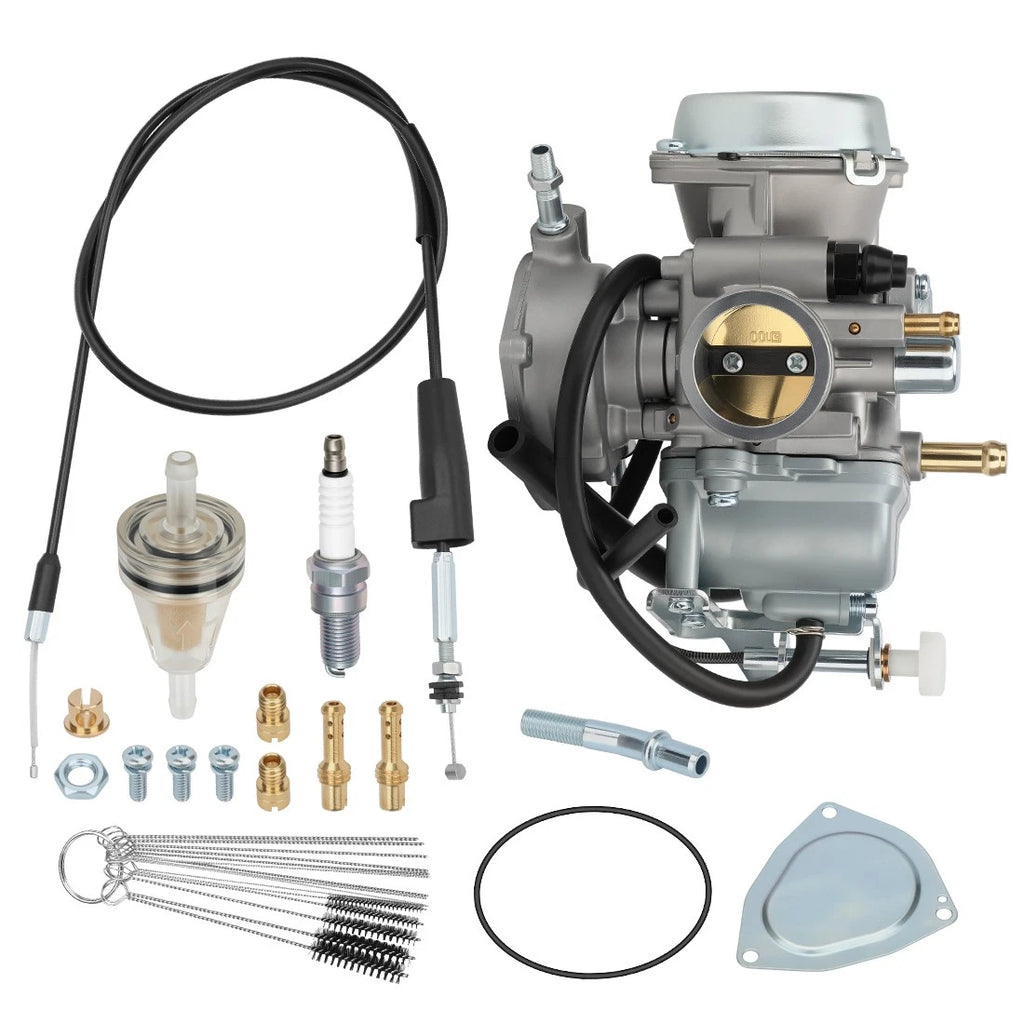 Carburetor, Throttle Cable & Fuel Filter for Suzuki Ozark 250 (2002–2007)