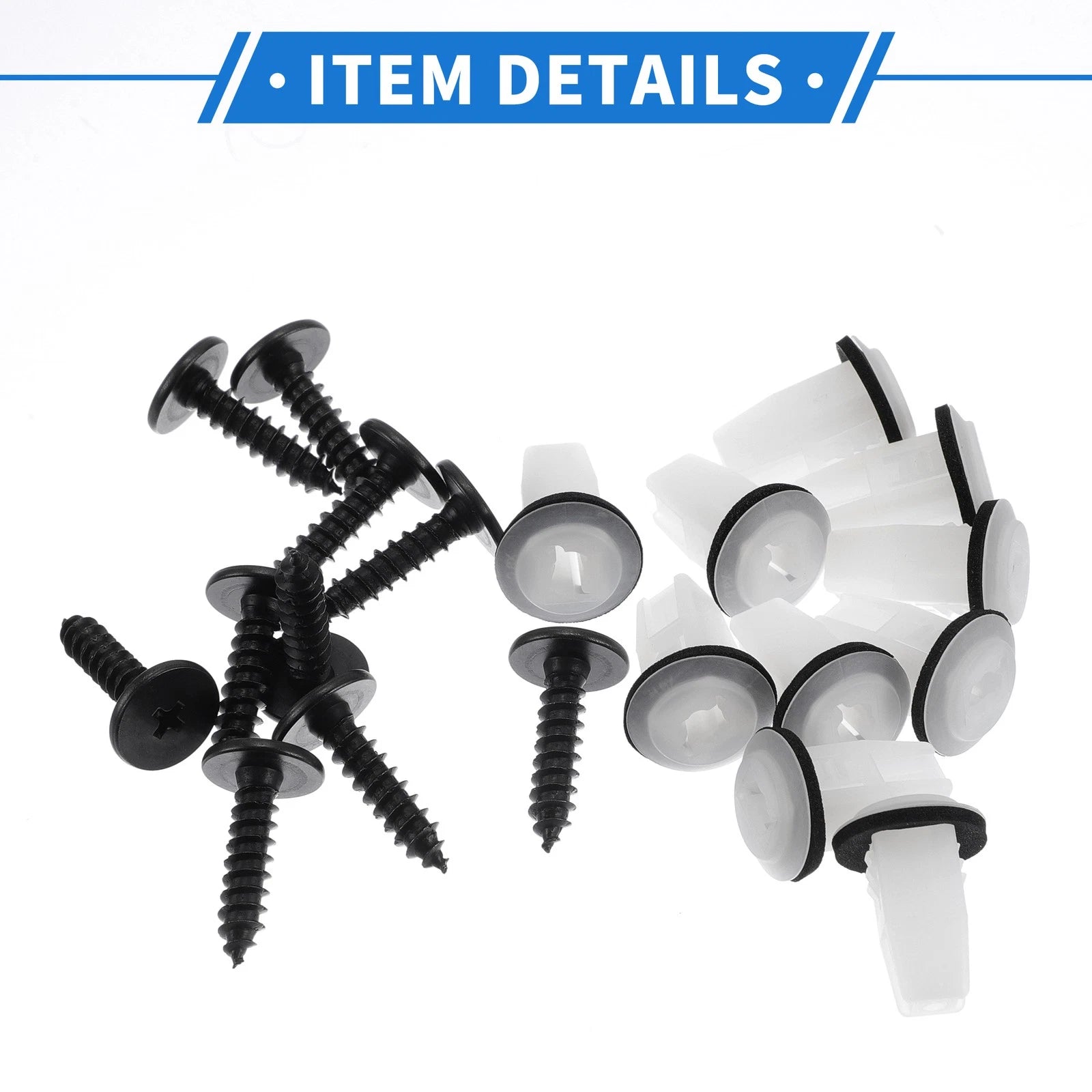 Set of 10 Fender Liner Splash Shield Bumper Cover Screws for Honda Accord 