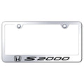 Stainless Steel License Plate Frame - Officially Licensed for Honda S2000