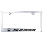 Stainless Steel License Plate Frame - Officially Licensed for Honda S2000