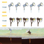Set of 5 HO Scale LED Street Lamp Post Lights