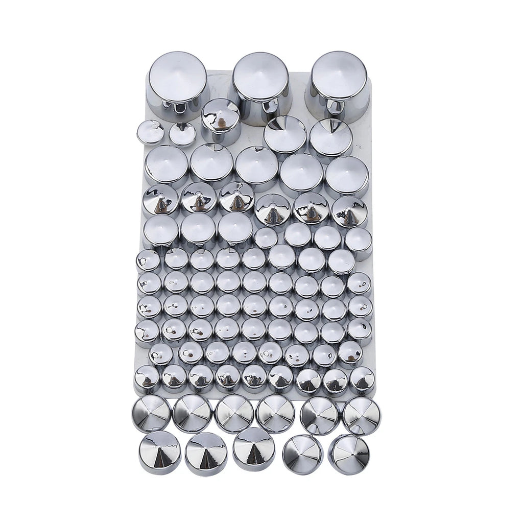 Chrome Bolt Toppers Caps for Harley Softail Twin Cam (1984–2006)