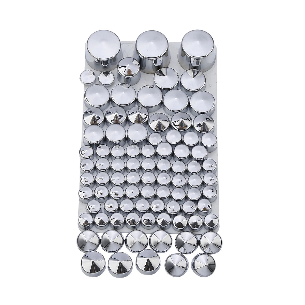 Chrome Bolt Toppers Caps for Harley Softail Twin Cam (1984–2006)