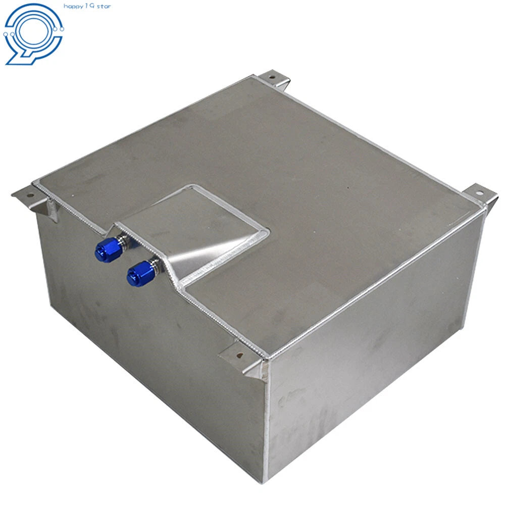 15 Gallon Polished Aluminum Racing Fuel Cell Tank for Universal