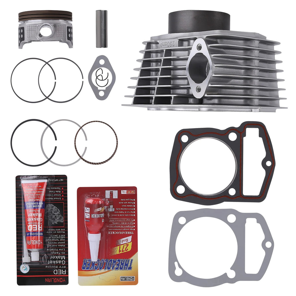 Big Bore Cylinder Piston Gasket Kit for Honda CRF230F SL230 XR230 (2003–2023)