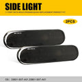 Set of 2 Bumper Side Marker Light Housing Smoke for Honda Civic (2002–2005)