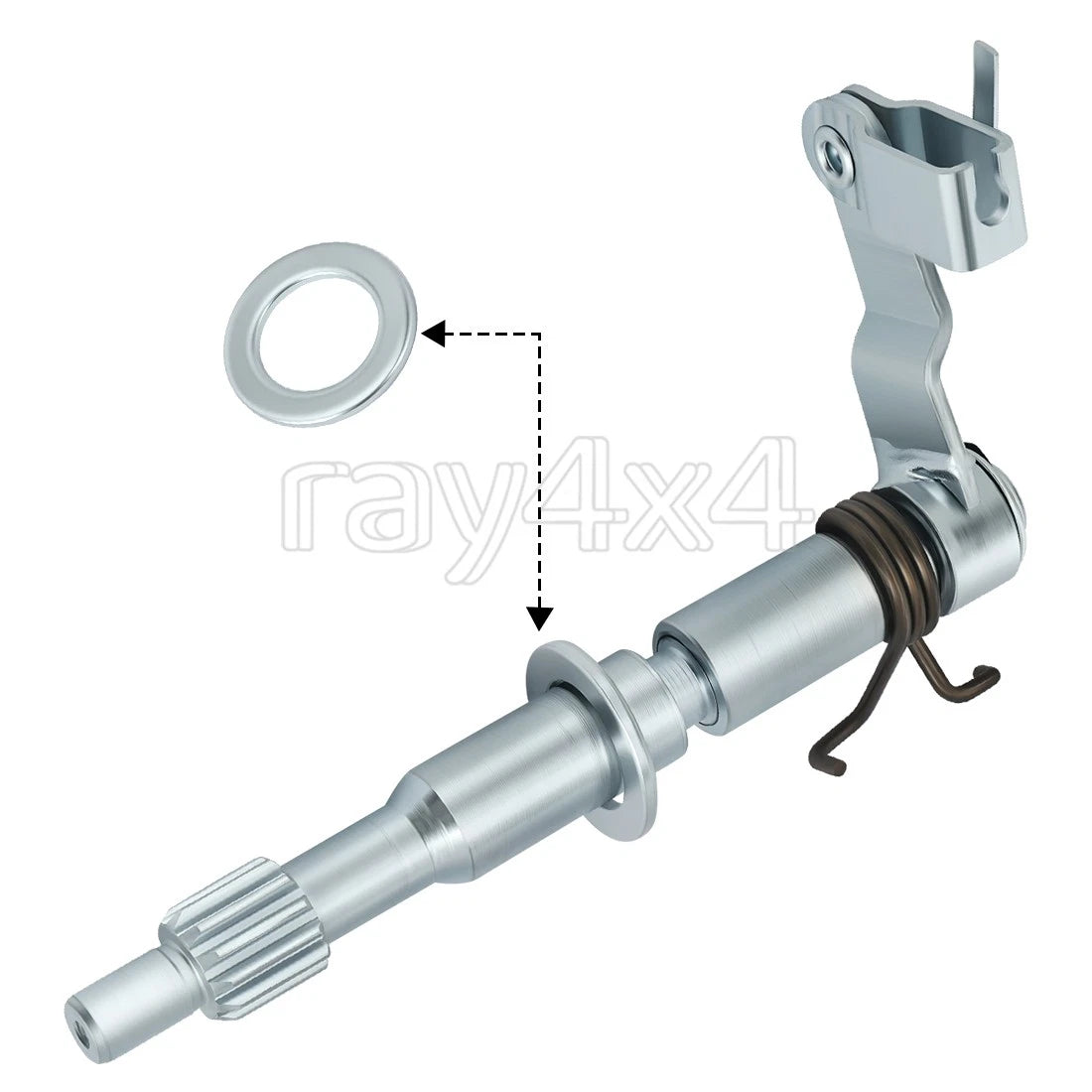 Clutch Actuator Lever Arm Push Shaft for Yamaha Raptor 660 YFM 660R (2001–2005)