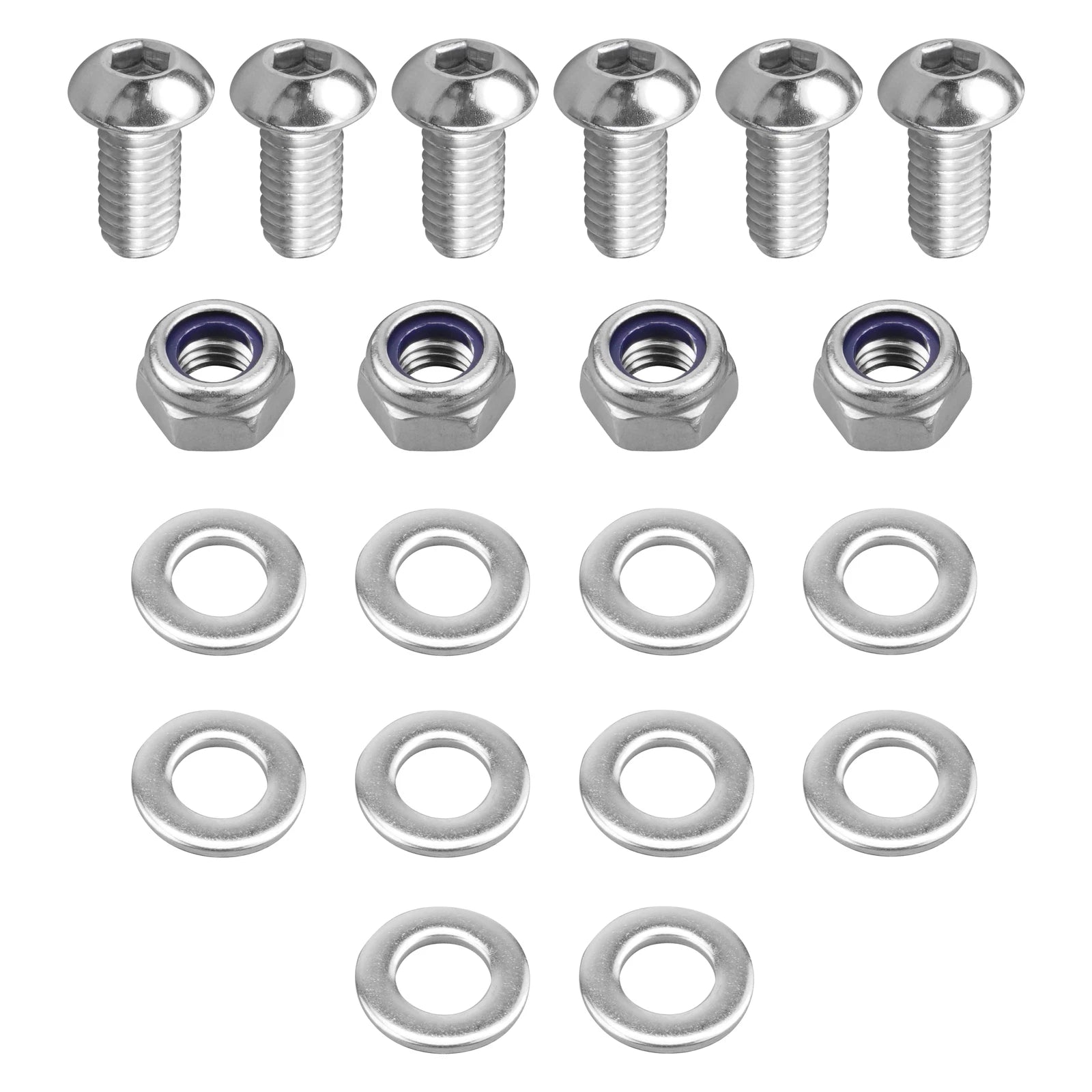 Footpeg Bolts Nuts Kit for Yamaha Banshee 350 YFZ350 (1987–2006)