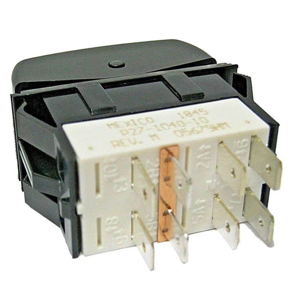 1Pcs Plastic Dome Lamp Rocker Switch Black for Kenworth