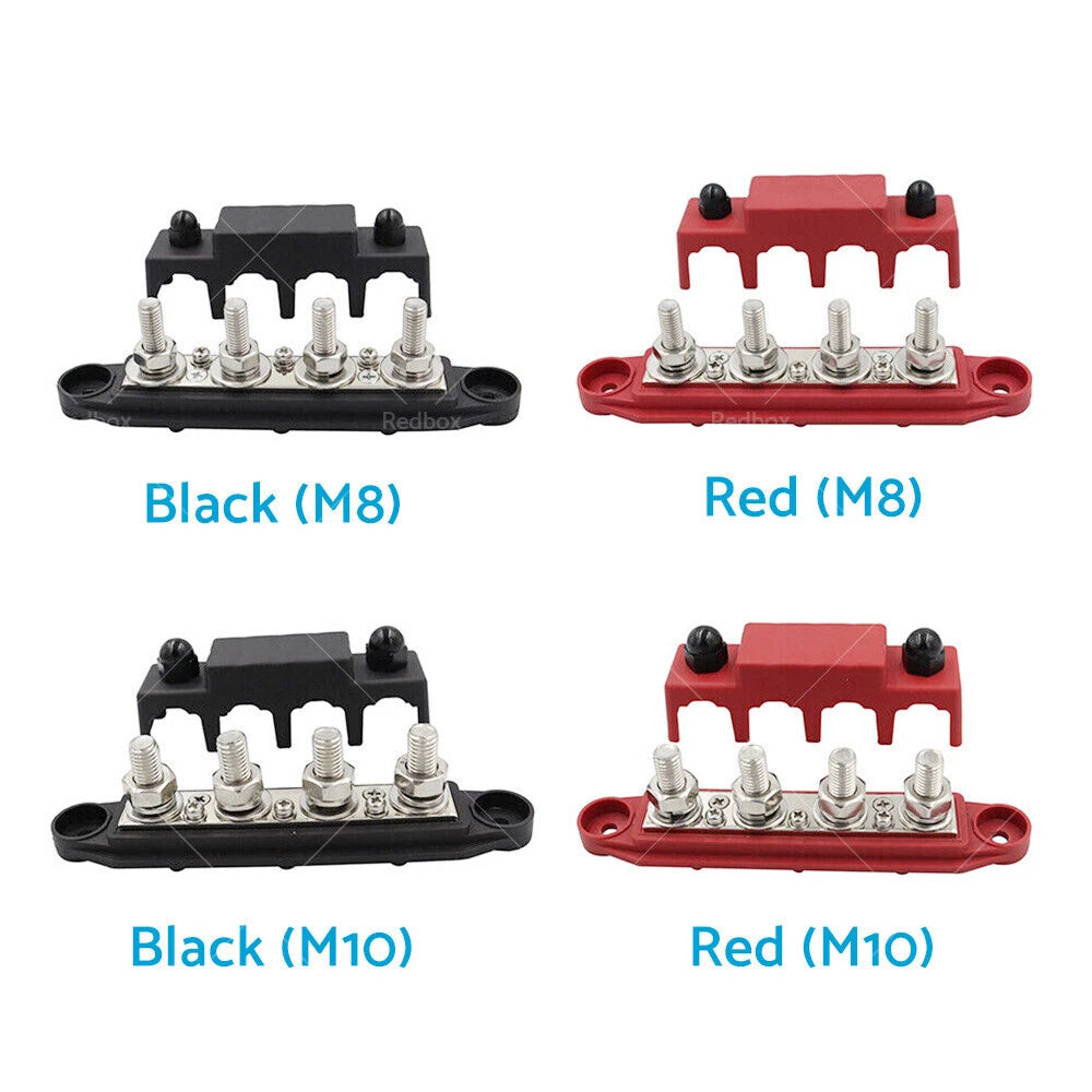 Bus Bar Power Distribution Box for BMW (2018) M8 M10 DC 48V Red Black