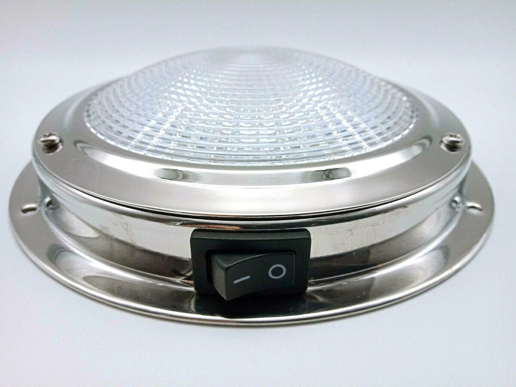 12V LED Dome Light for Marine Caravan Ceiling Lamp (110mm)