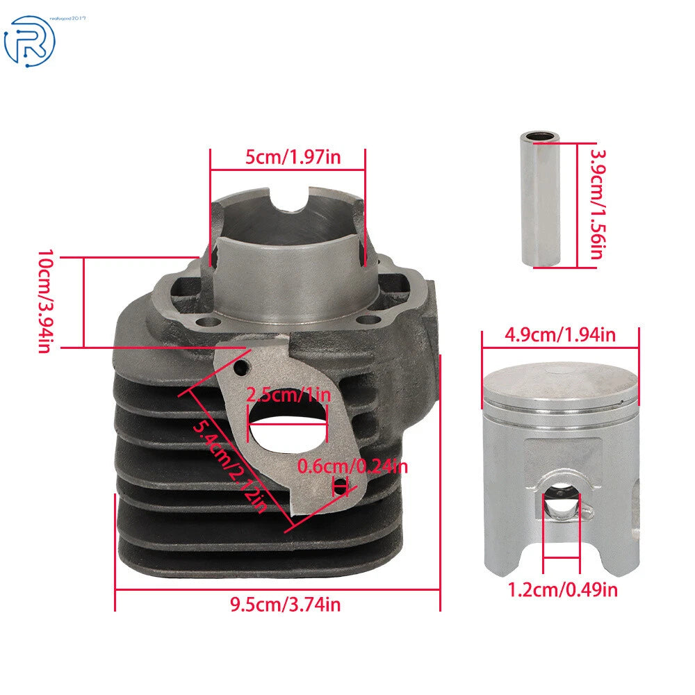 90cc Cylinder Piston Kit for Polaris Sportsman 90 (2001-2006)