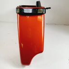 Left Side Saddlebag for Harley-Davidson Touring (2014–2023) - Scorched Orange/Black Denim