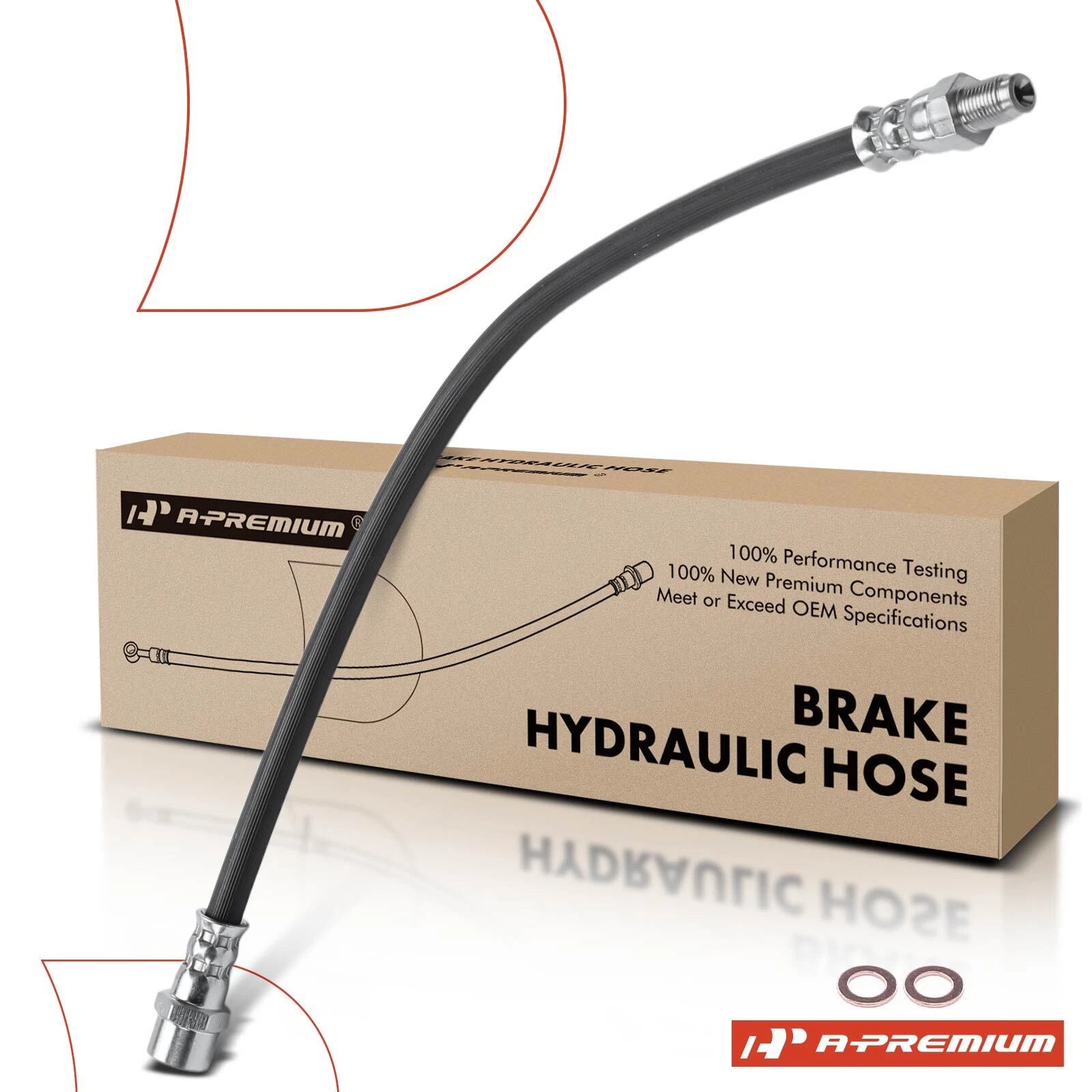Front Brake Hydraulic Hose for Mercedes-Benz E300 E320 E420 (1994–1995)