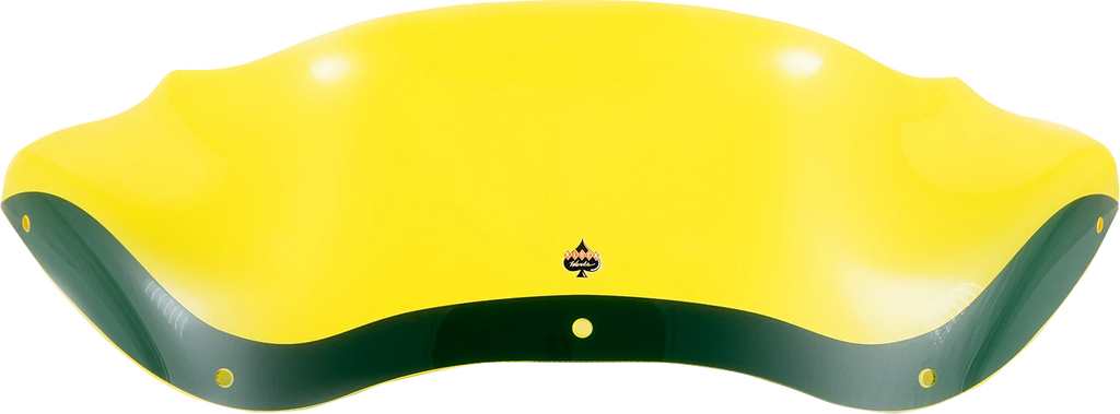 Klock Werks 8" Kolor Flare Windshield for FLTR (KWW-01-0624) - Yellow Ice