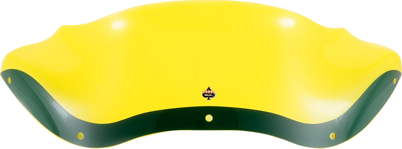 Klock Werks 8" Kolor Flare Windshield for FLTR (KWW-01-0624) - Yellow Ice