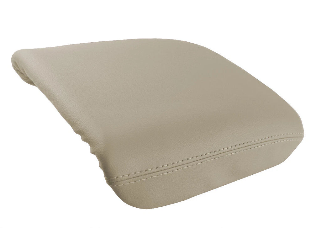 Console Lid Pull Over Cover for Honda Pilot (2003–2008) Leather Beige