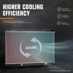Aluminum Core Cooling Radiator for Infiniti FX45 (2003–2008) DPI-2671