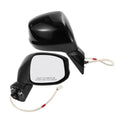 Right Door Mirror for Honda Civic (2012–2015) Manual Folding Gloss Black