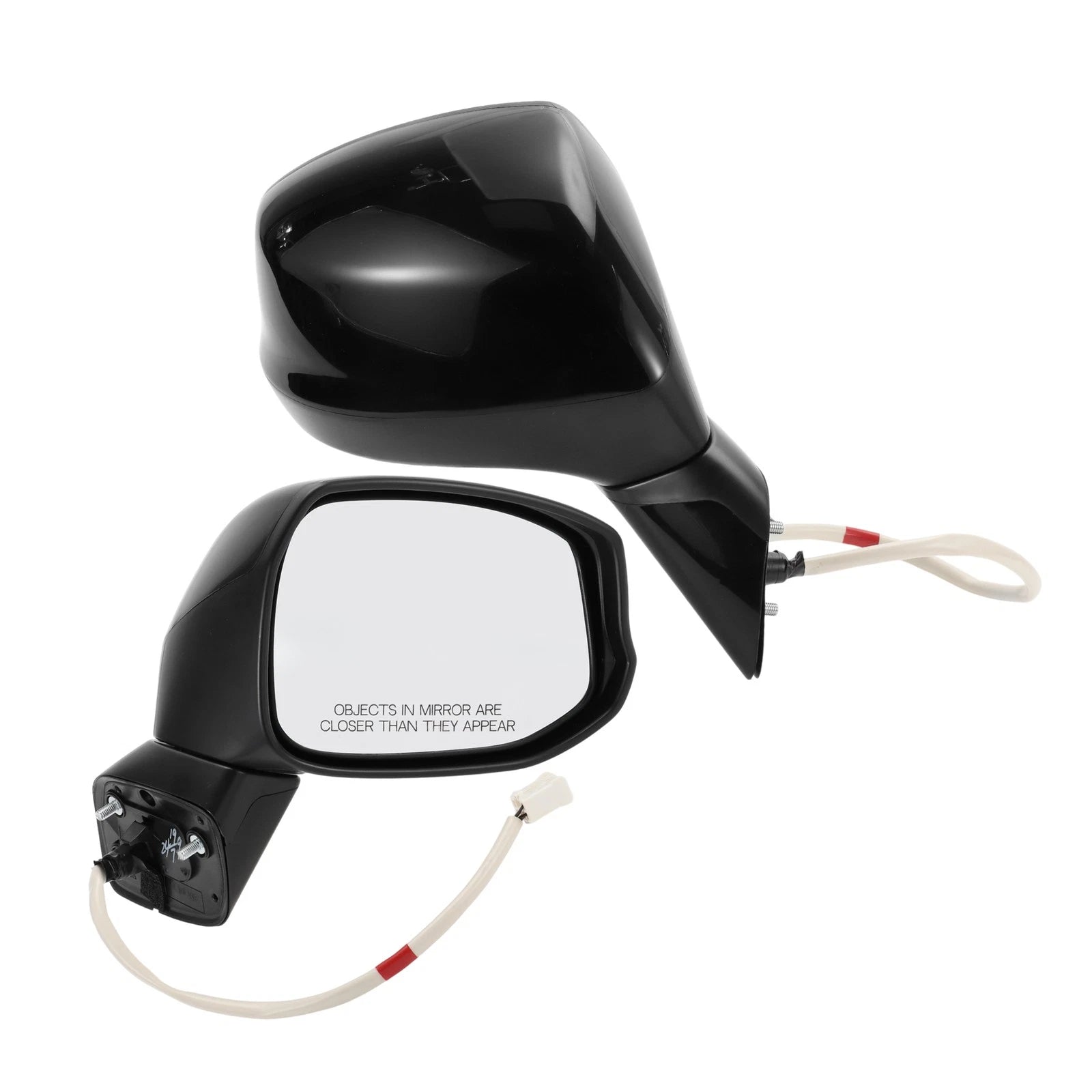 Right Door Mirror for Honda Civic (2012–2015) Manual Folding Gloss Black