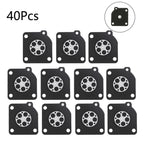 40Pcs Carburetor Metering Diaphragm Repair for ZAMA C1U A015010