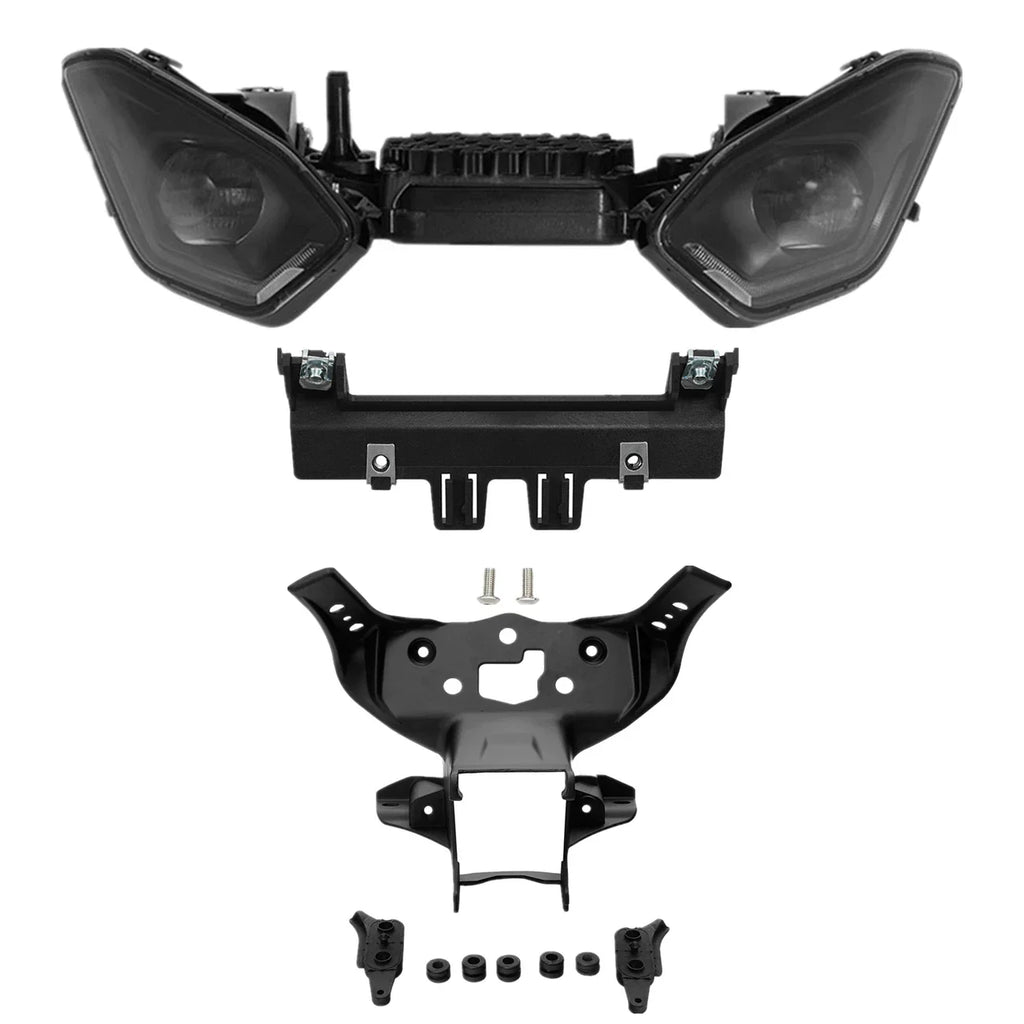 LED Headlight Assembly & Fairing Bracket Trim Panel for BMW S1000RR (2019–2025)