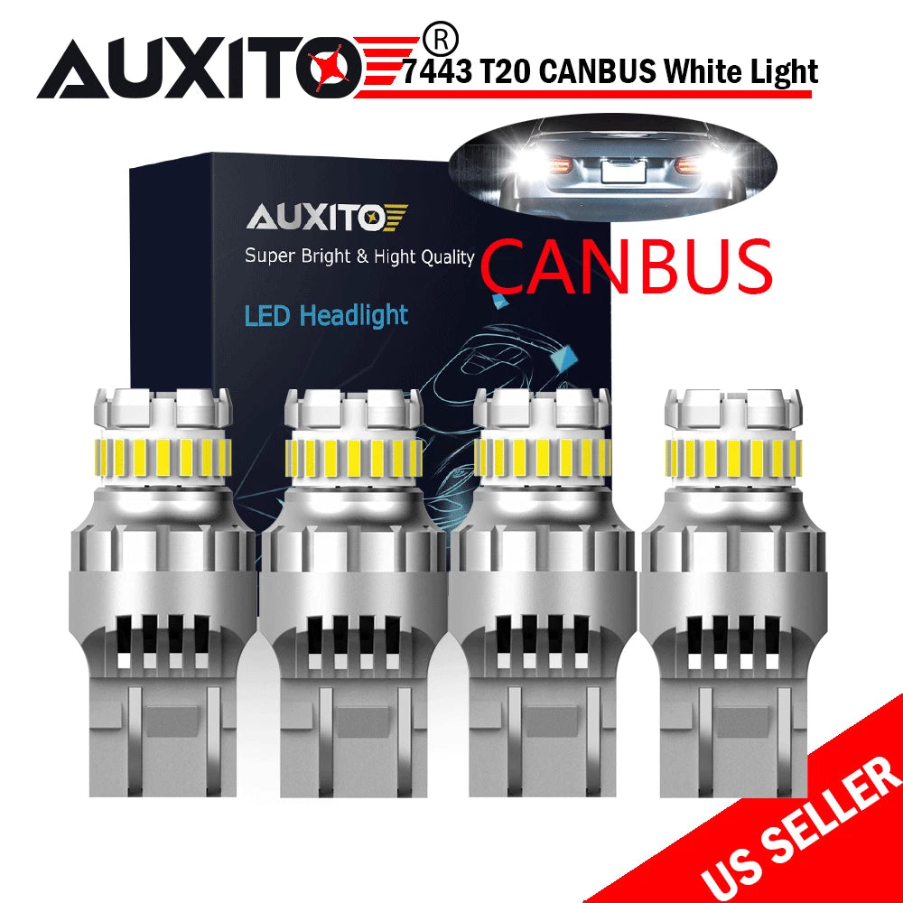 Set of 4 LED Reverse Turn Signal Parking Light Bulbs for Various Models (YYYY–YYYY)