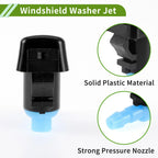 Windshield Washer Nozzle Kit w/ Hose Connector for Dodge (2011-2019)