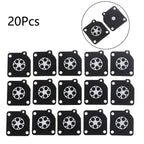 20Pcs Carburetor Metering Diaphragm for ZAMA C1U (A015010)