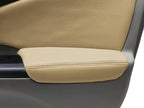 Front Armrest Door Panel Cover for Honda CR-V (2012–2016) Beige PVC Leather