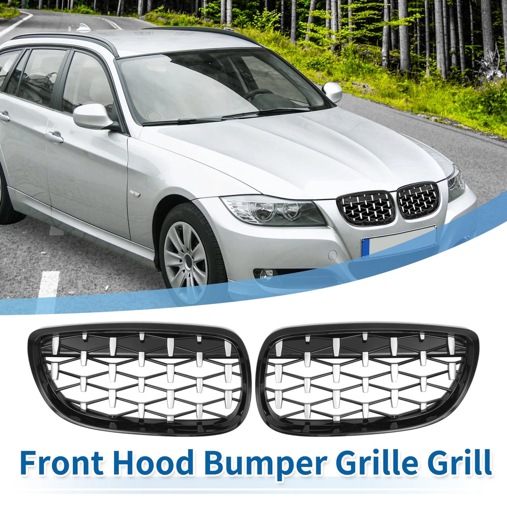 Front Hood Bumper Grille for BMW 328i 335i 328xi 335xi xDrive (2007–2013)