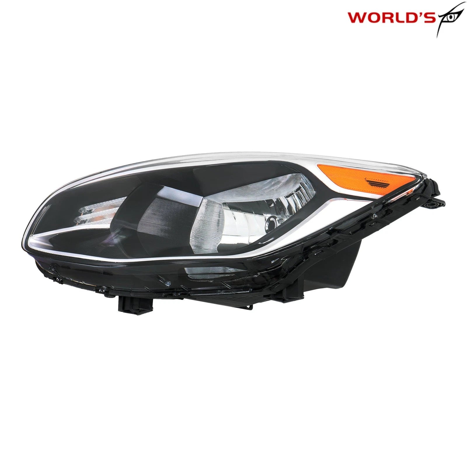 Halogen Headlight Chrome Assembly for Kia Soul (2014–2019) Left Side