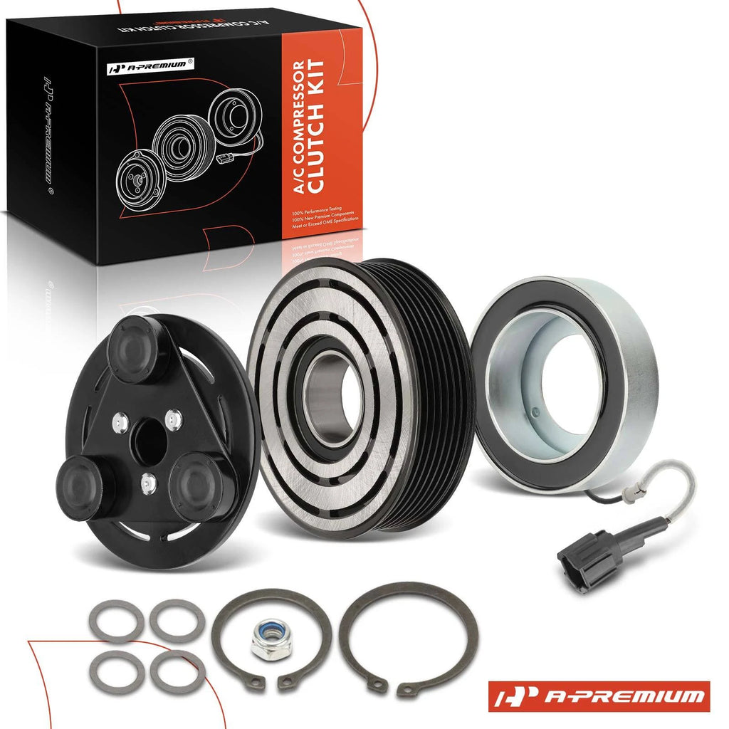 A/C Compressor Clutch Kit with Bearing for Nissan Frontier Xterra (2005–2015)