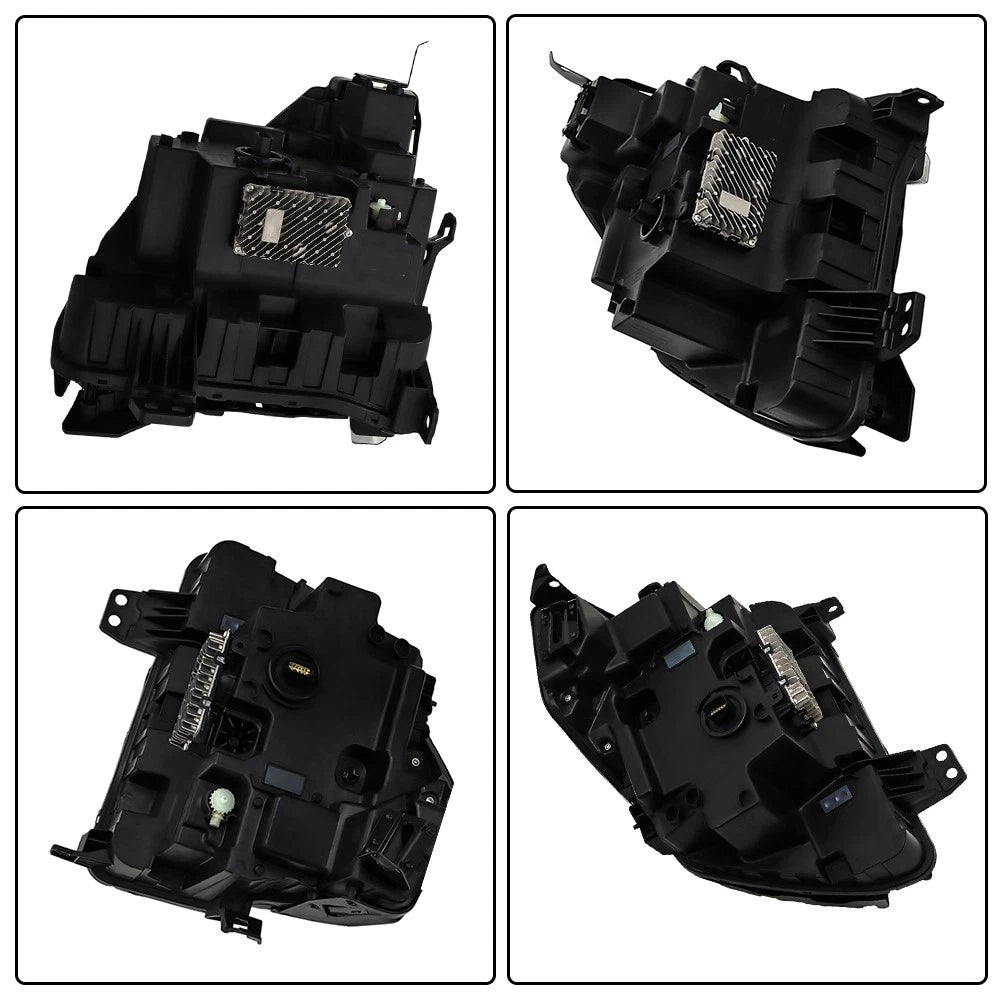 Black LED Headlights Pair for Sierra 1500 Denali (2022–2024)
