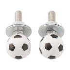 2X Motorcycle License Plate Bolt On Frame Nut for