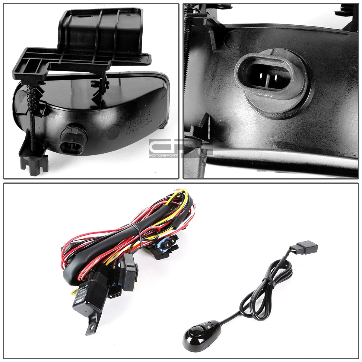 Fog Light Lamp Pair + Switch for GMC Sierra 1999–2002, Yukon 2000–2006