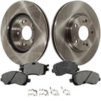 Front Brake Disc Rotors and Pads Kit for Mitsubishi Galant (2004–2007)