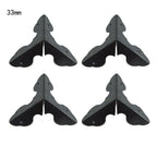 Set of 4 Antique Iron Corner Protector Guards for Furniture
