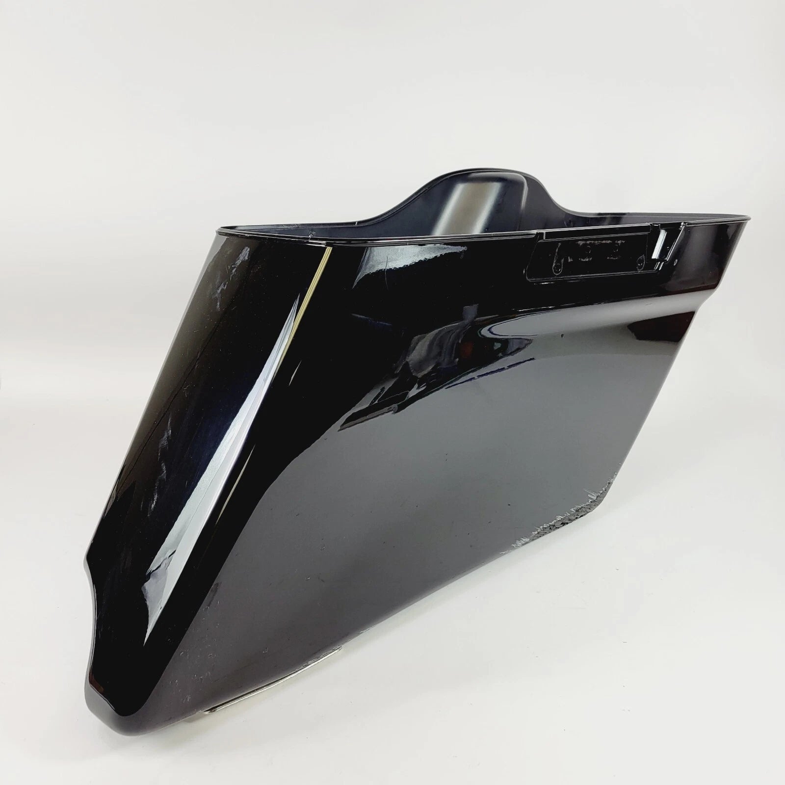Right Stretched Extended Saddlebag for Harley-Davidson (2014–2023) Vivid Black