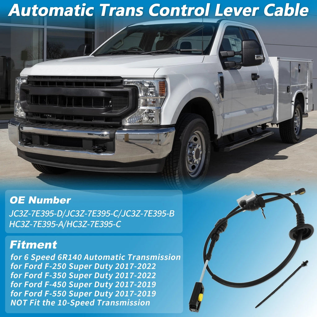Auto Trans Gear Shift Cable for Ford F-250 F-350 F-450 Super Duty (2011–2016)