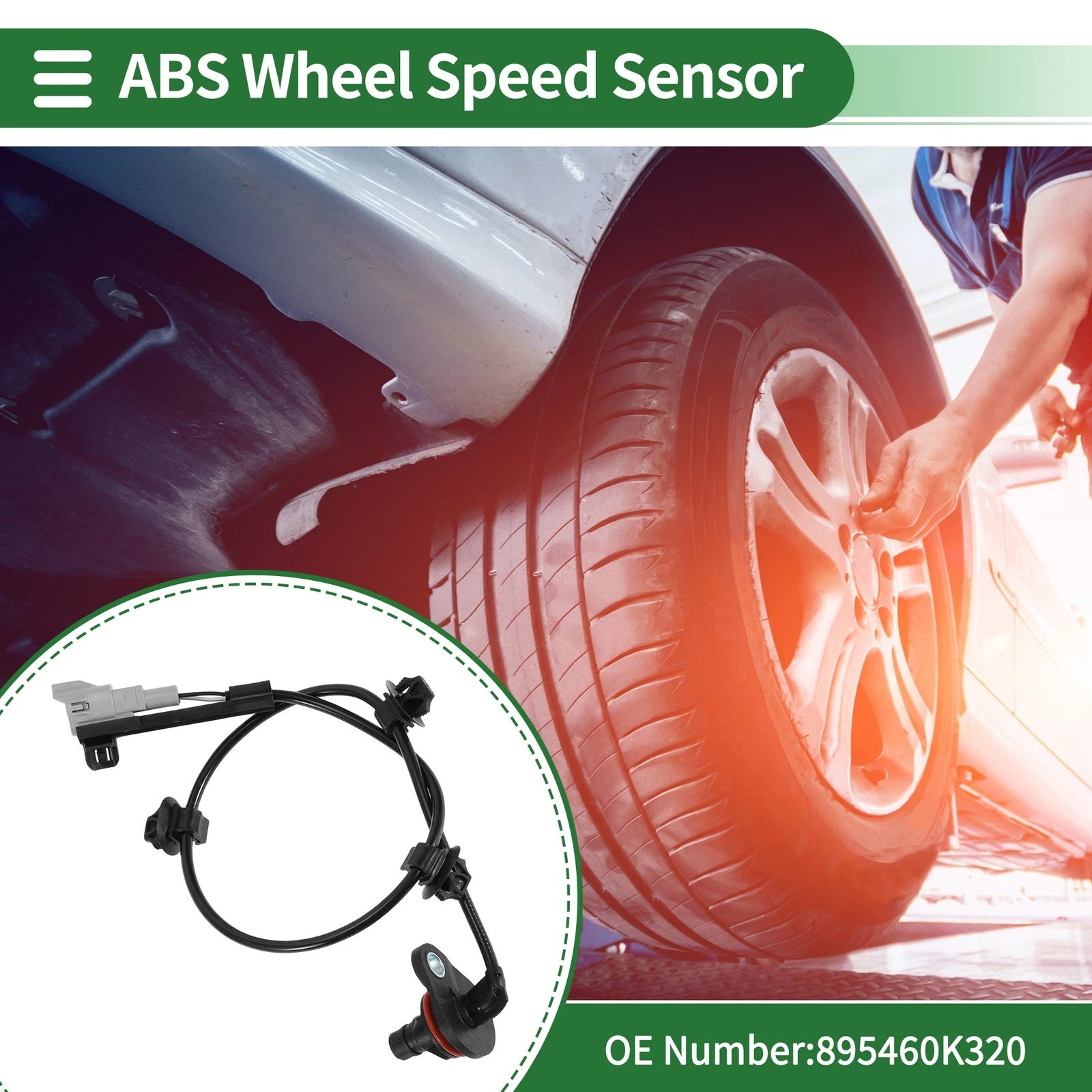 ABS Wheel Speed Sensor No. 895460K320 for Toyota Hilux Revo (2015–2023)