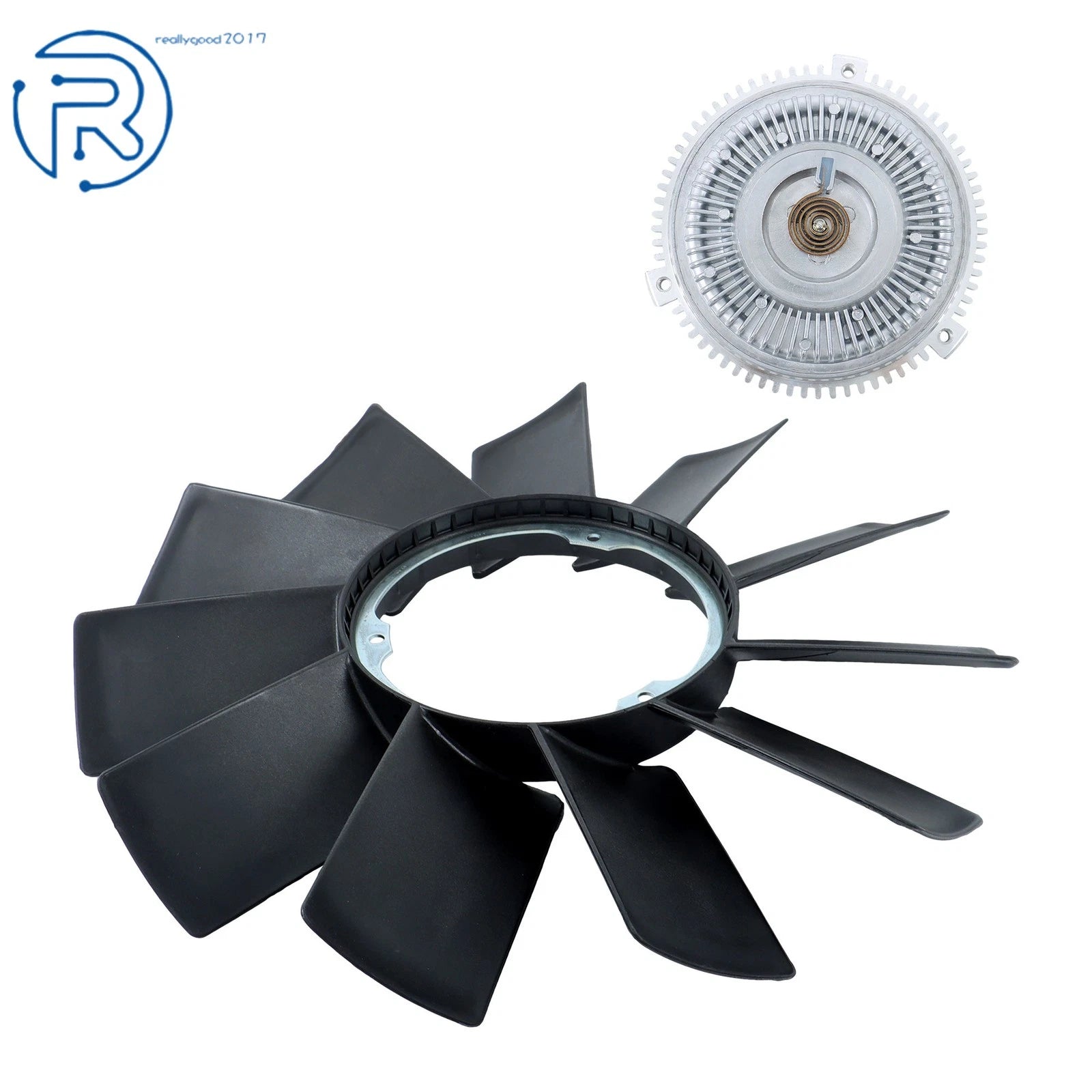 Fan Clutch & Cooling Fan Blade Kit for BMW X5 E36 E46 E53 E34 E32 E39 (1995–2006)