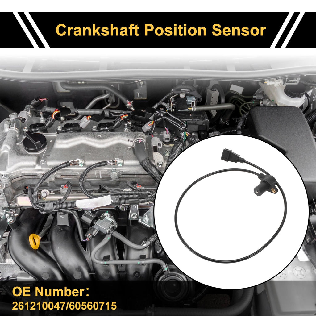 1 Pc Crankshaft Position Sensor No. 261210047/60560715 for Kia Shuma (1996–2001)