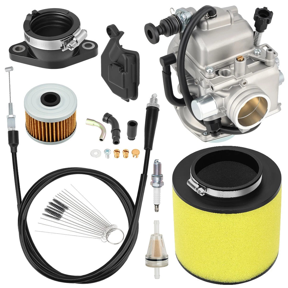 Carburetor & Air Filter Oil Filter for Honda Fourtrax 300 TRX300FW (1988–2000)